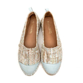 Pregunta Espadrillas Boucle Azzurro